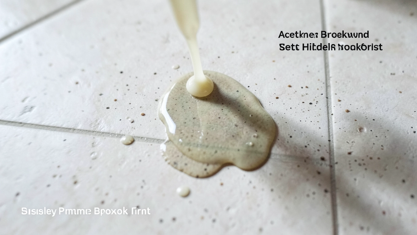 Aceton na utwardzoną żywicę z kafelek