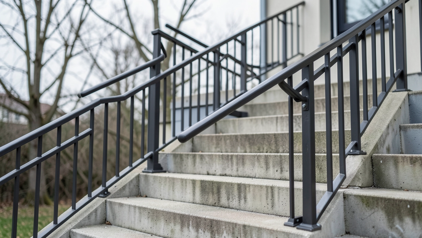 Balustrady na schody zewnętrzne cena