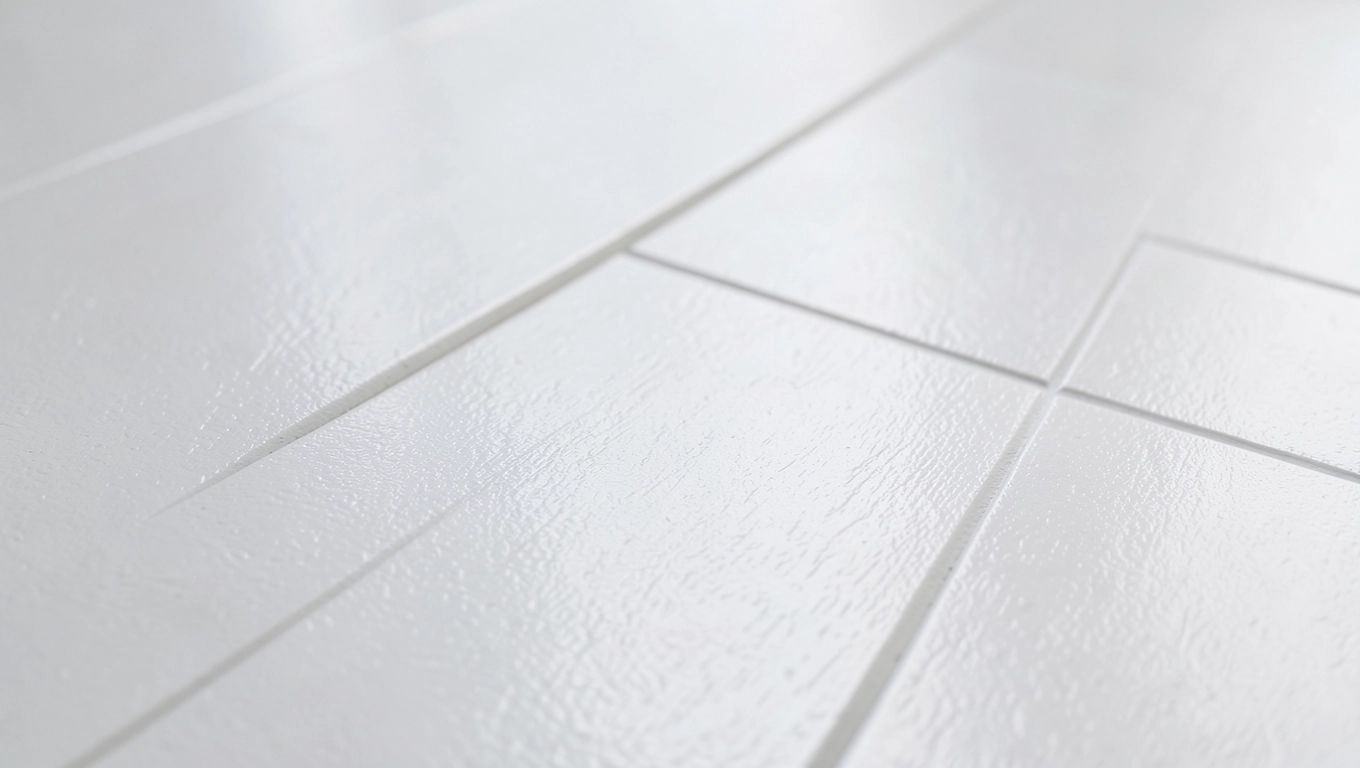 Białe panele podłogowe