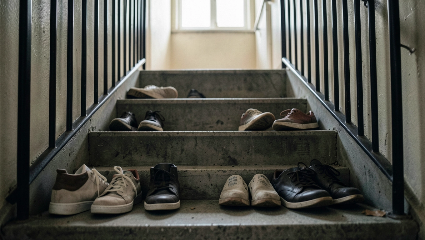 Buty na klatce schodowej prawo cywilne