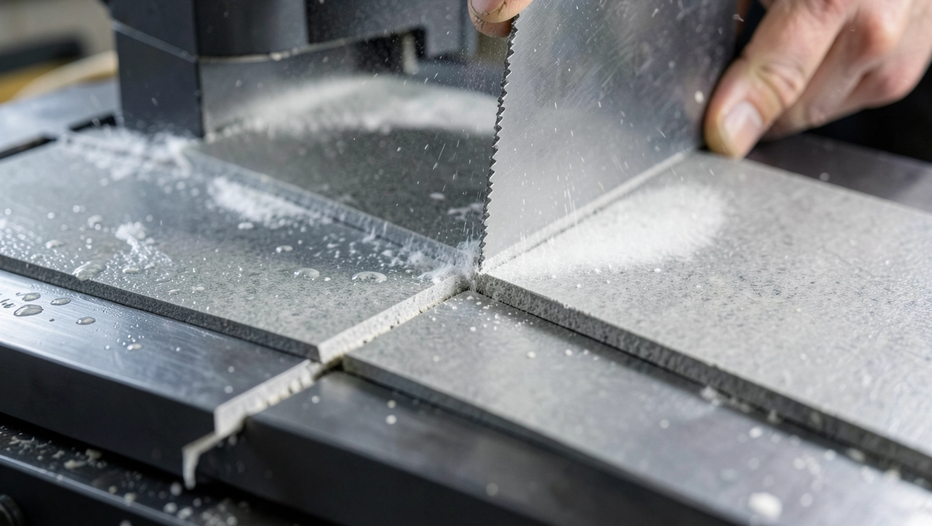 Cięcie płytek gresowych