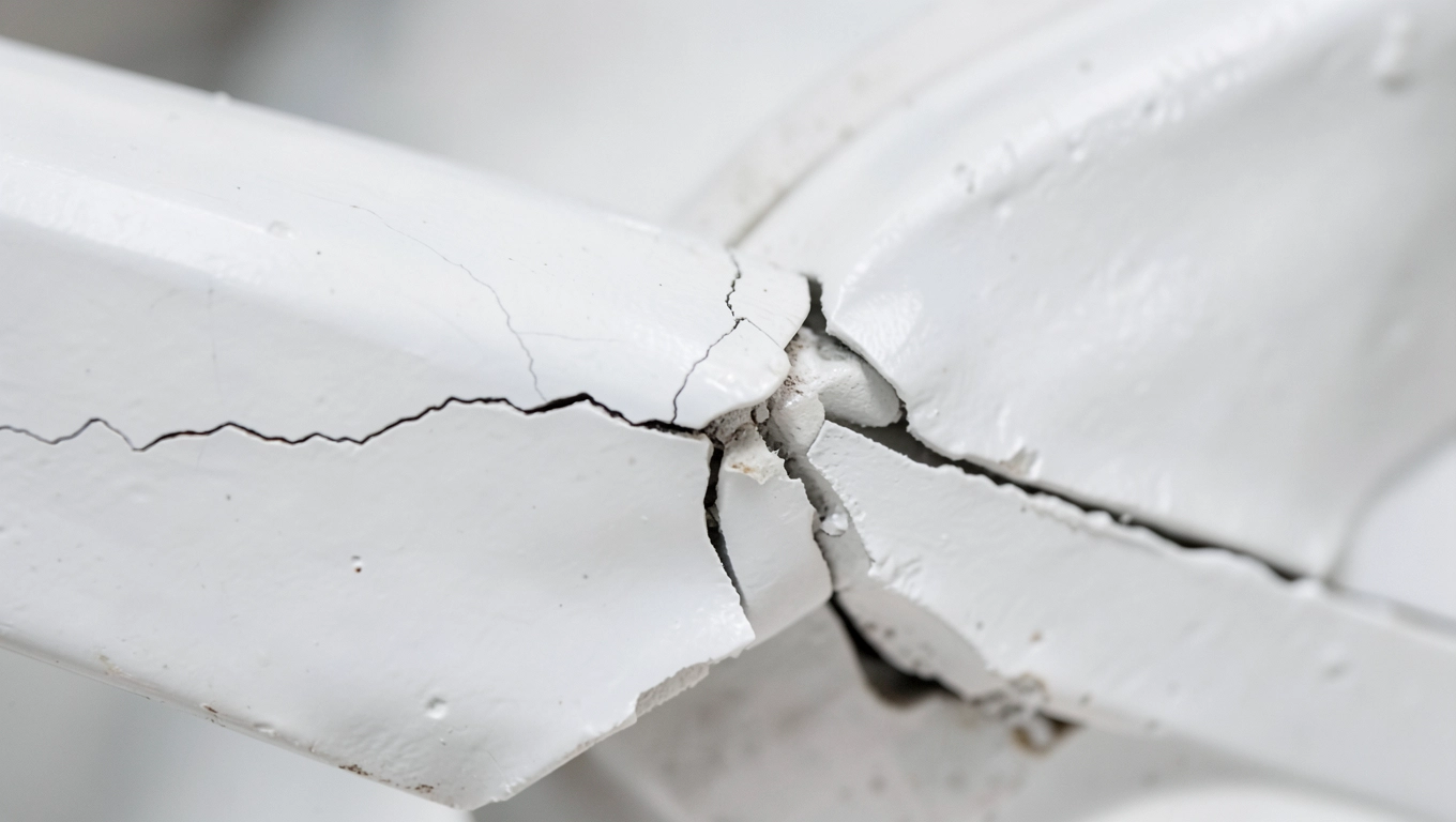 Co jest najczęstszą przyczyną pękania powłoki farby na spoinach akrylowych