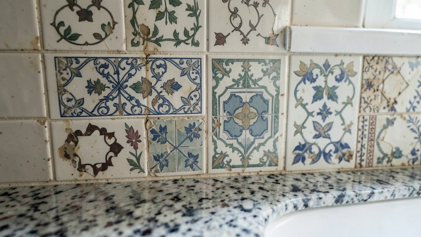 Co można nakleic na stare kafelki w kuchni