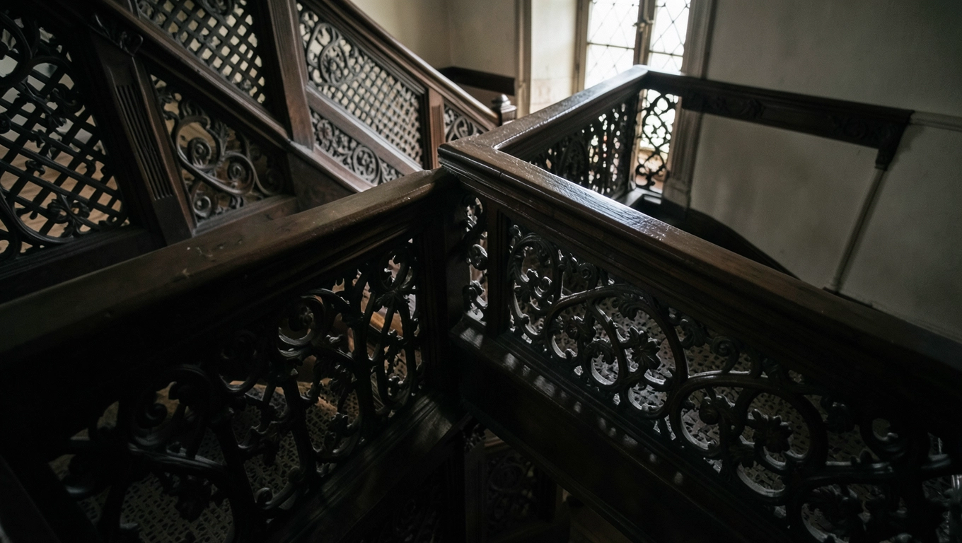 Co pod schodami ażurowymi