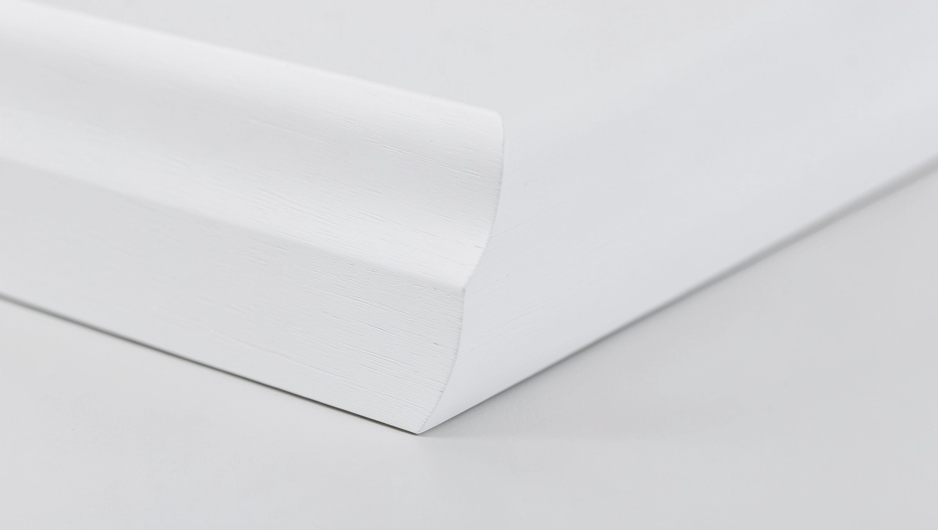 Cokół schodowy biały