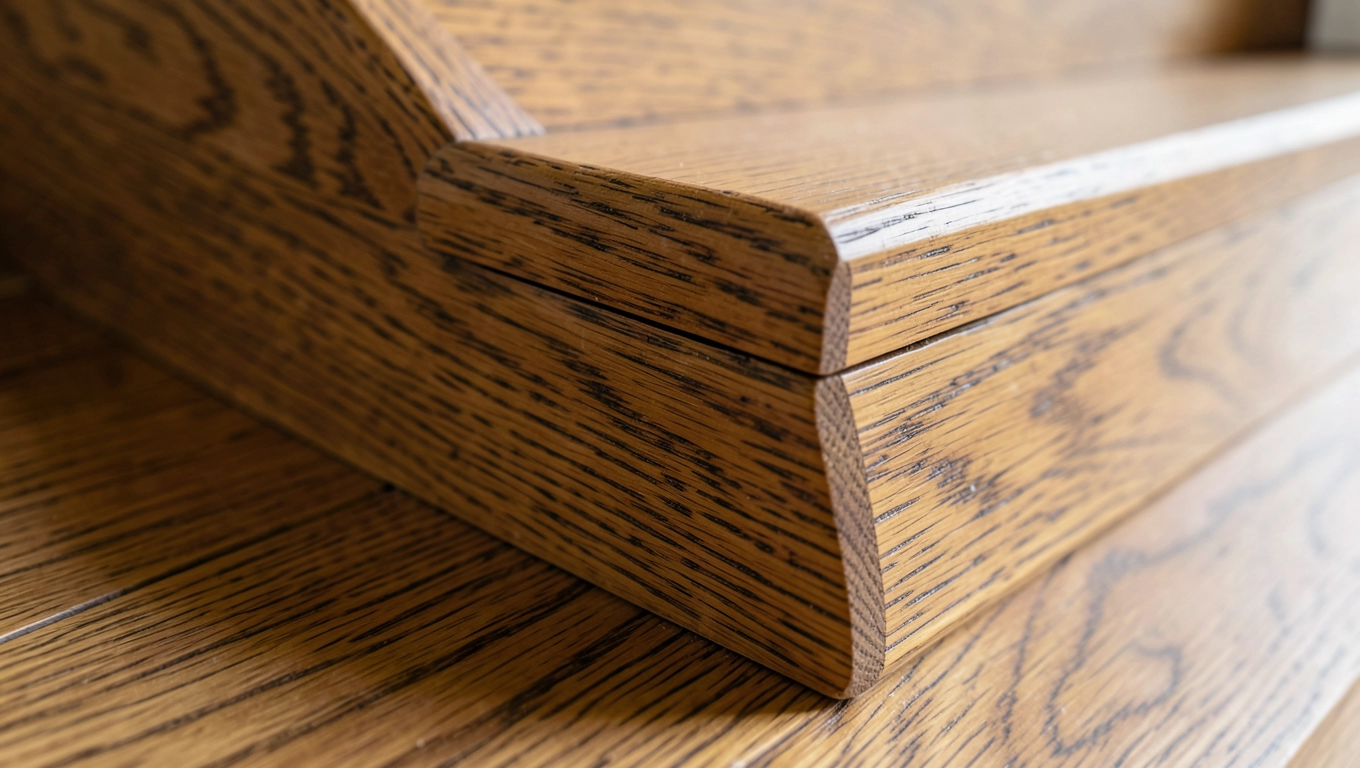 Cokoły schodowe drewniane