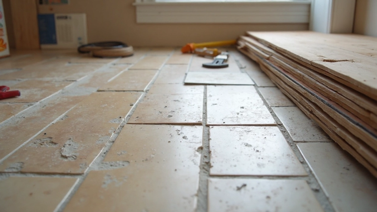 czy mozna polozyc panele na kafelki