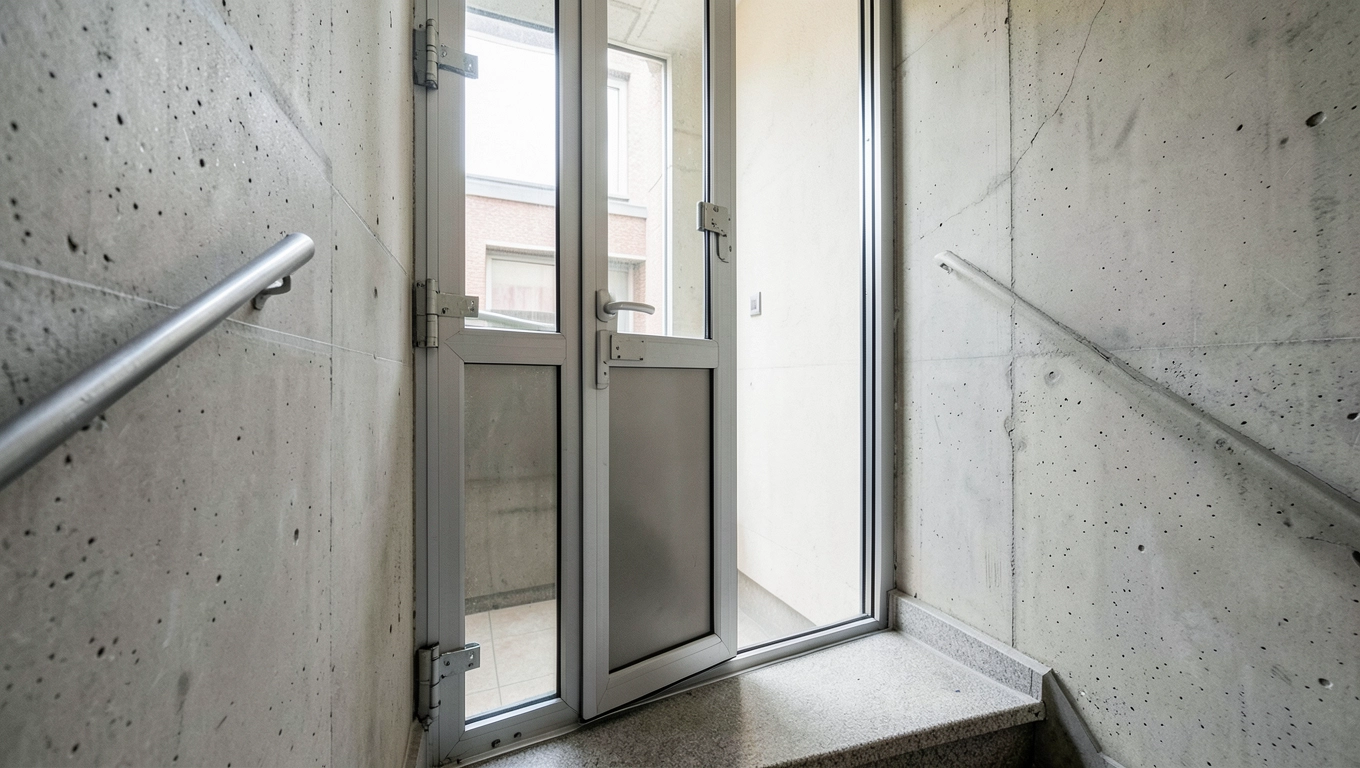 Czy w bloku można zamontować drzwi otwierane na klatkę schodową