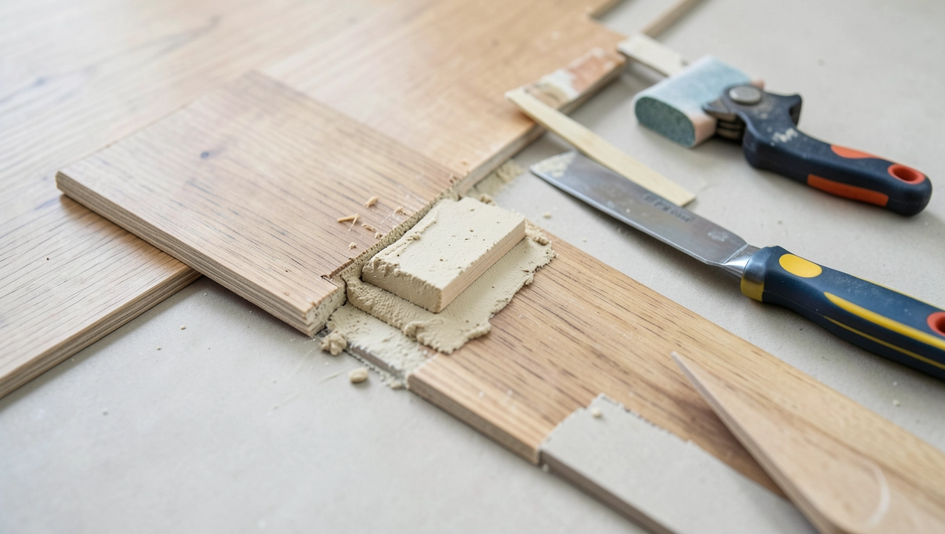 Czym naprawić panele podłogowe