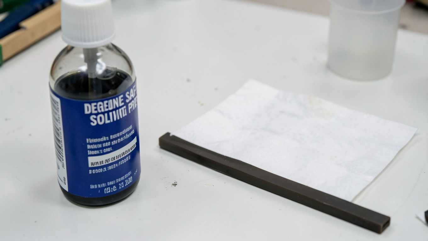 Czym odtłuścić gumę przed klejeniem