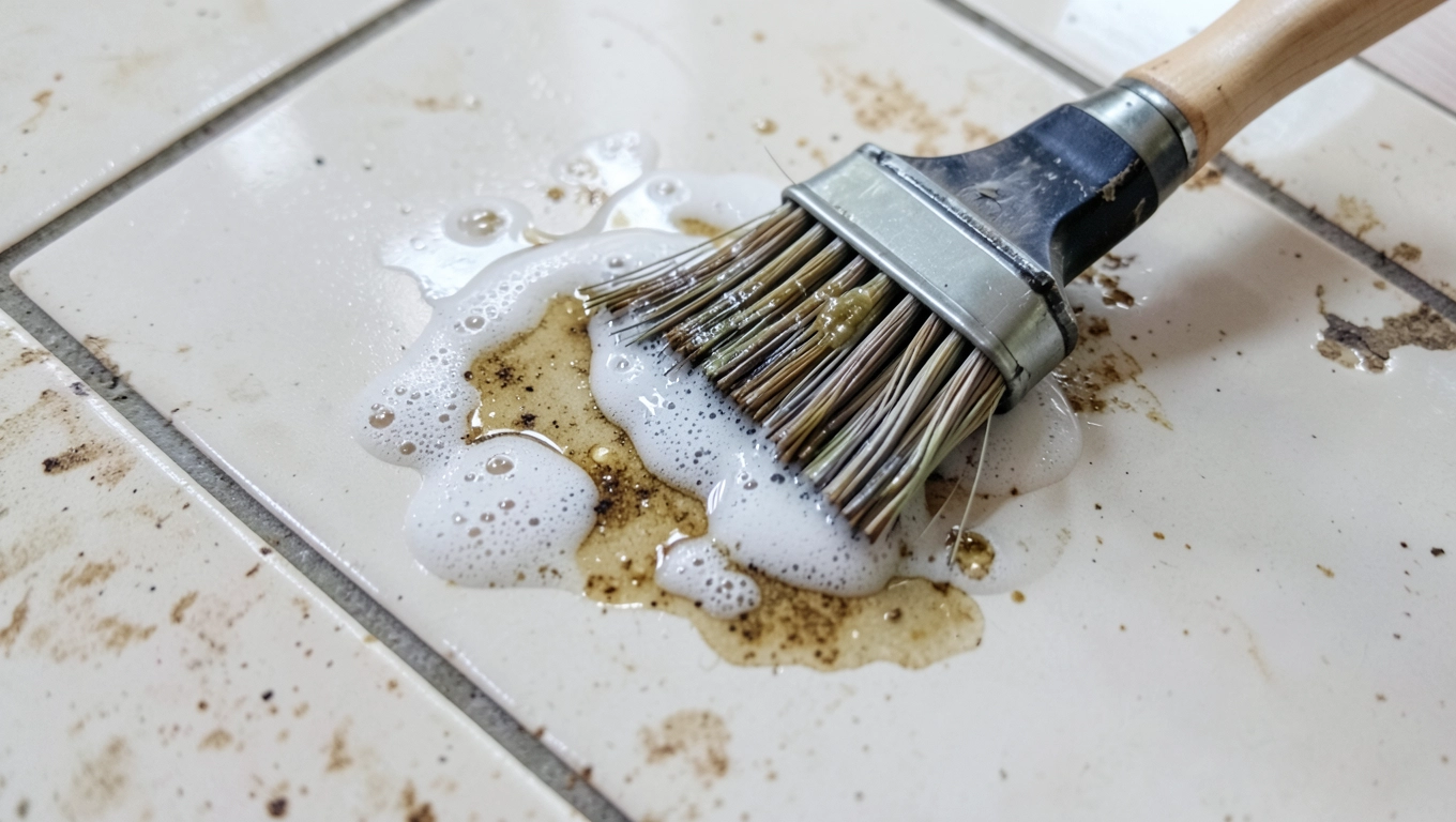 Czym odtłuścić kafelki przed malowaniem