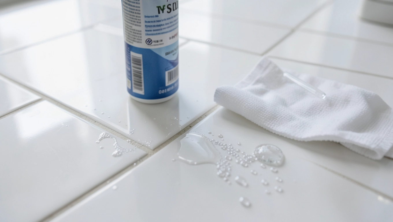 Czym odtłuścić płytki przed silikonem