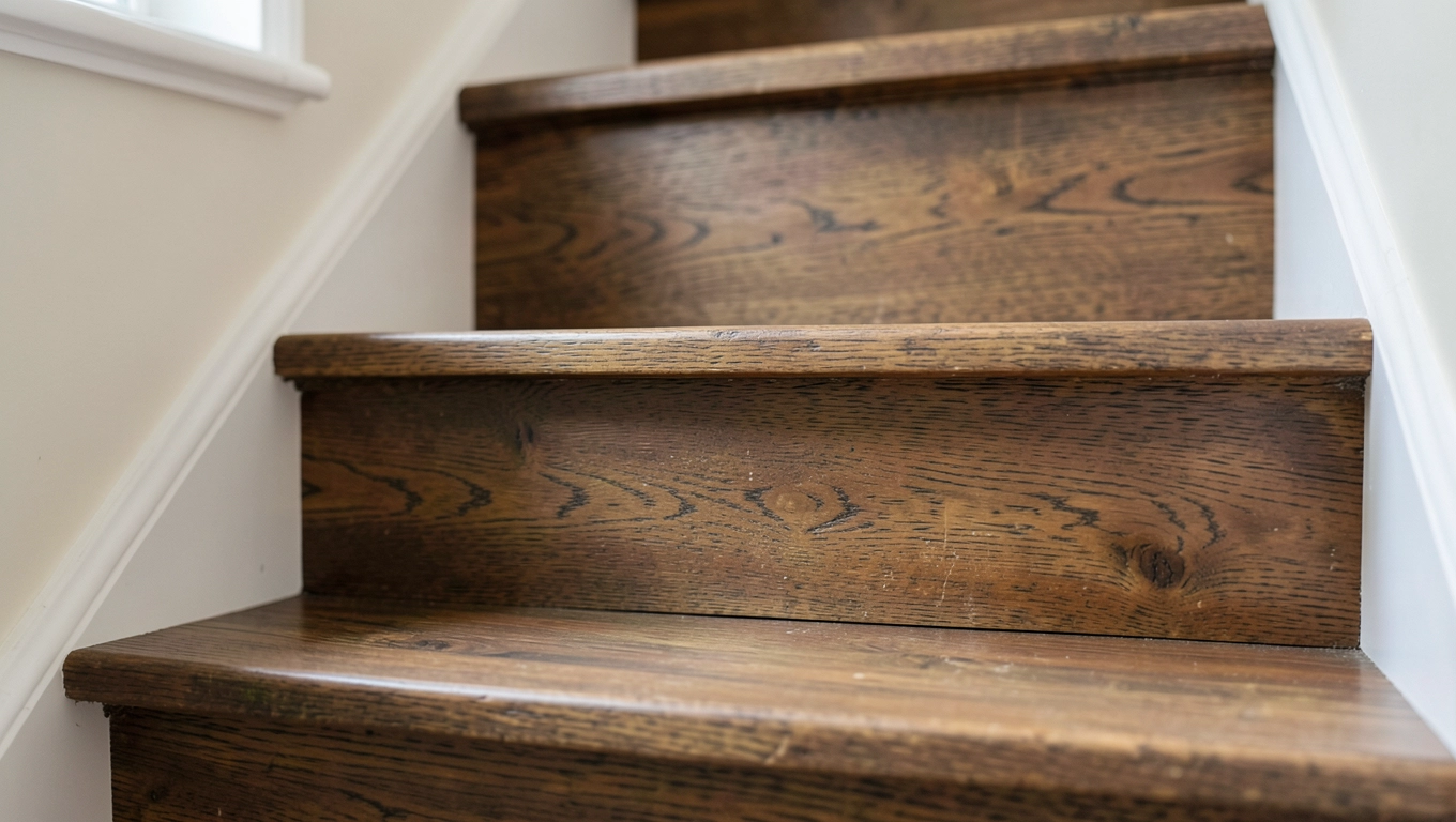 Czym pokryć stare schody