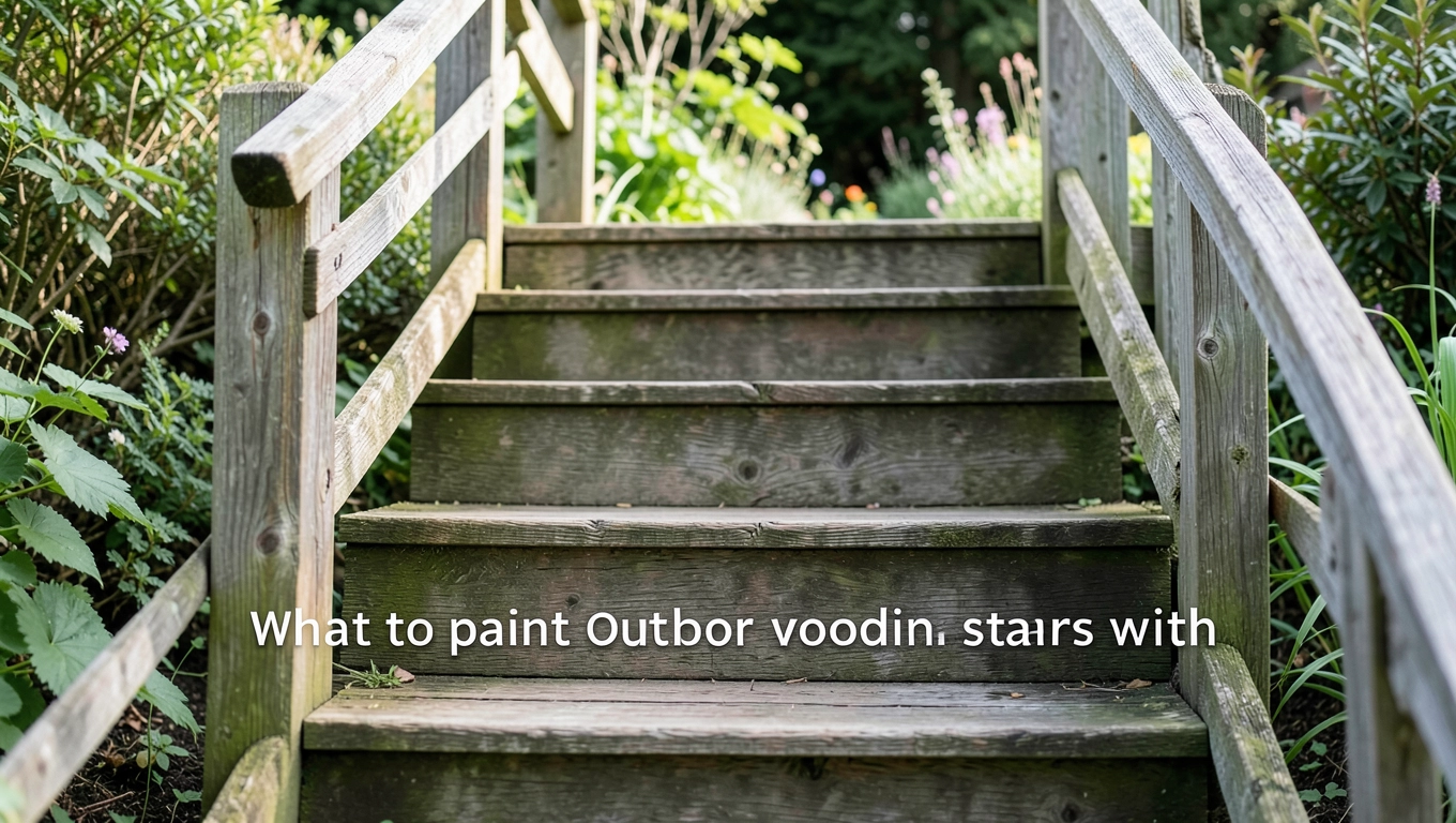Czym pomalować drewniane schody na zewnątrz