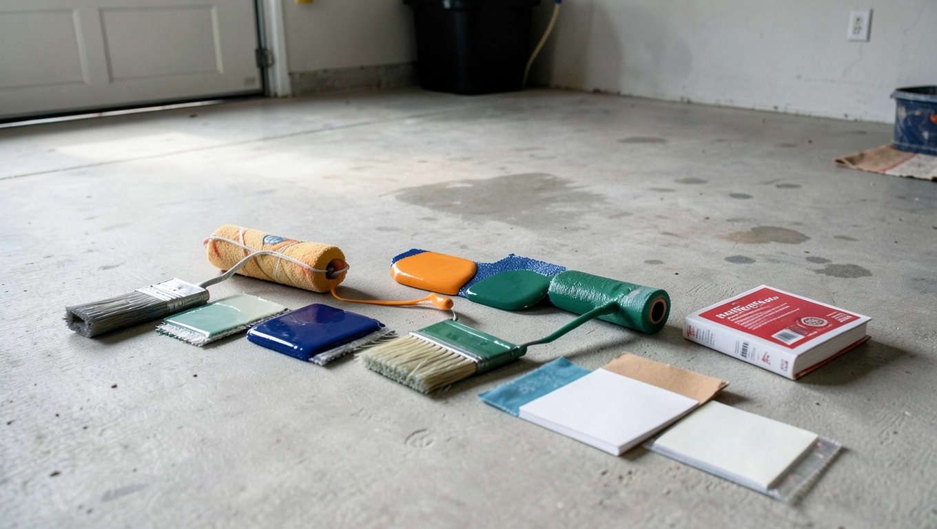 Czym pomalować posadzkę w garażu