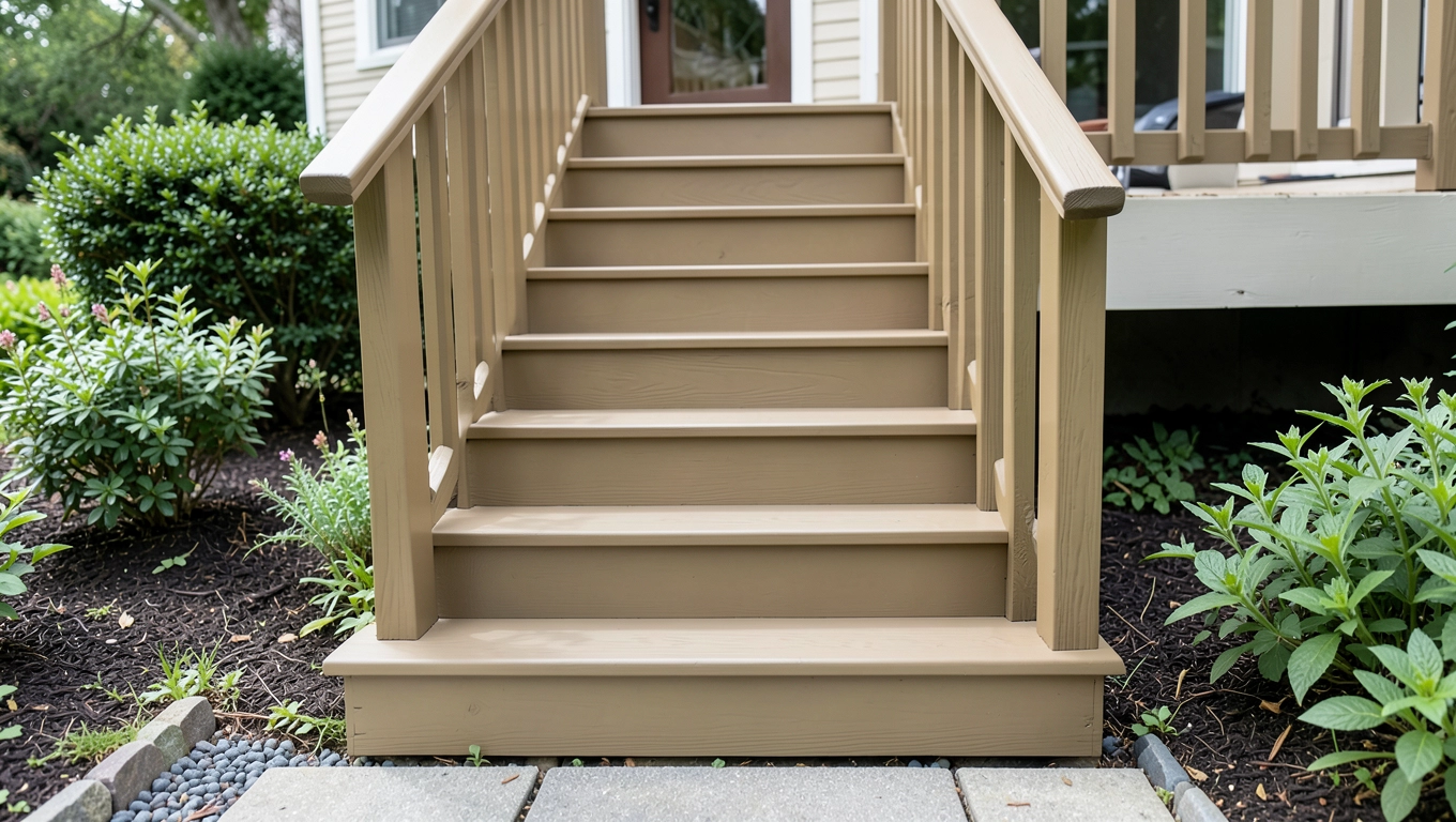 Czym pomalować schody zewnętrzne drewniane
