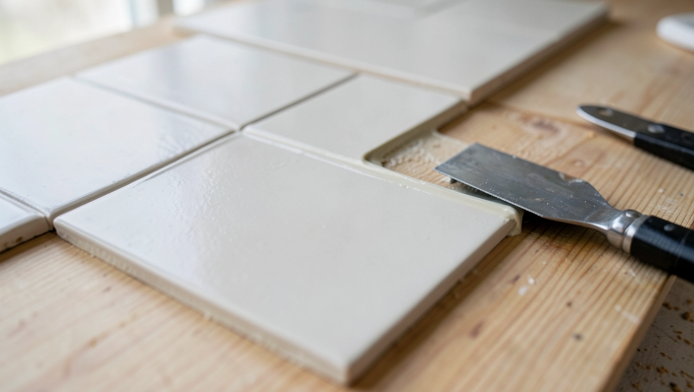 Czym przykleić kafelki do drewna