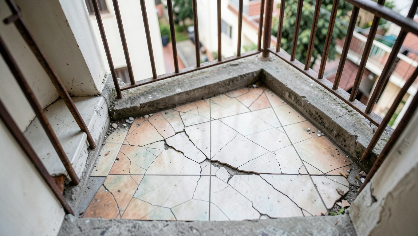 Czym przykryć stare płytki na balkonie