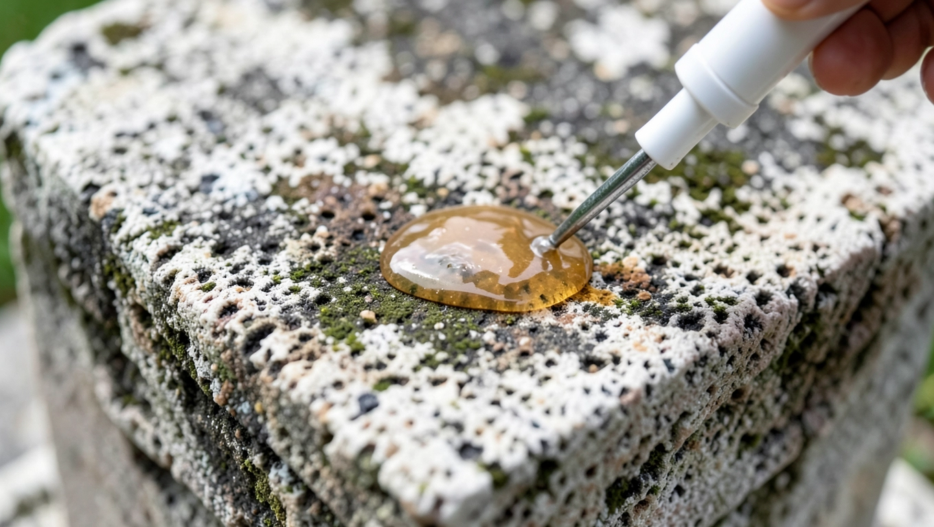 Czym usunąć klej z pomnika