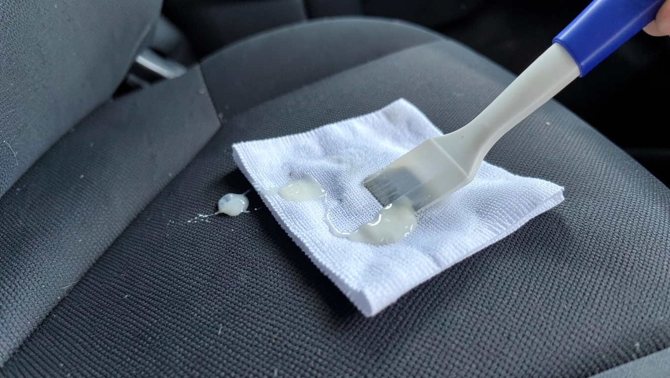 Czym usunąć klej z tapicerki samochodowej