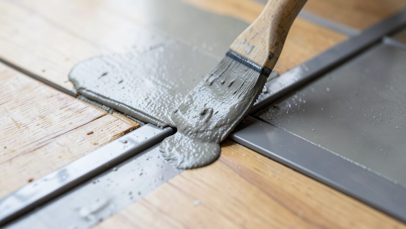 Czym wyrównać fugi pod panele winylowe