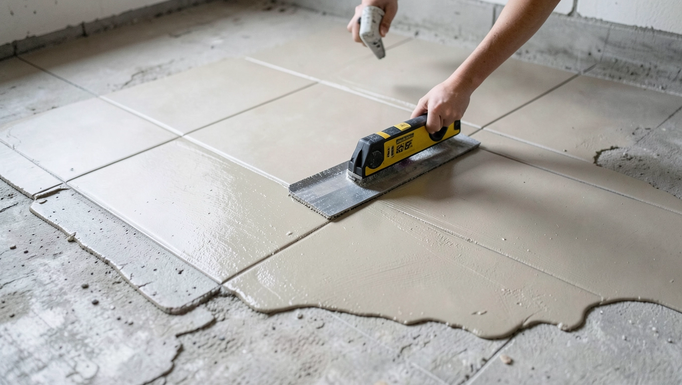 Czym wyrównać podłoże pod płytki