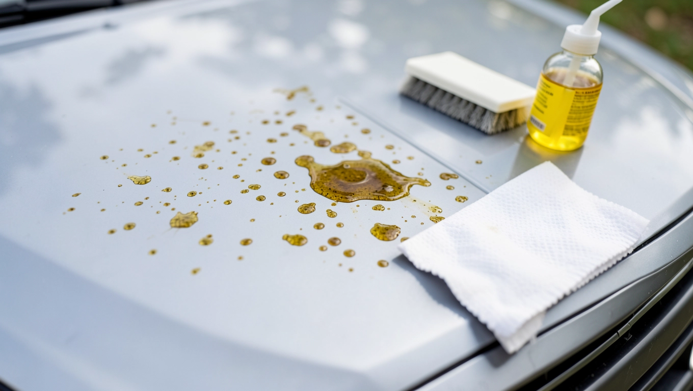 Czym zmyć żywicę z samochodu