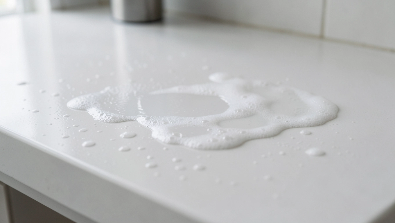 Czyszczenie i odtłuszczanie blatu z laminatu