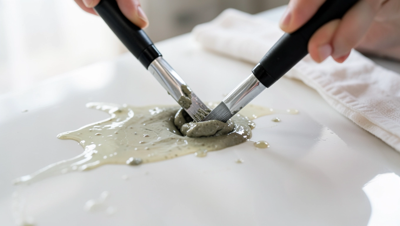 Czyszczenie żywicy epoksydowej