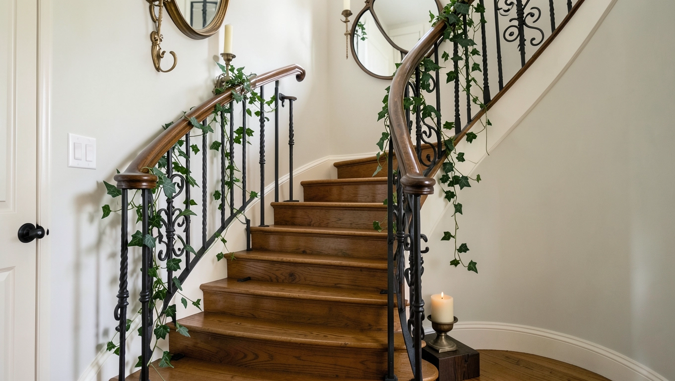 Dekoracja klatki schodowej w domu