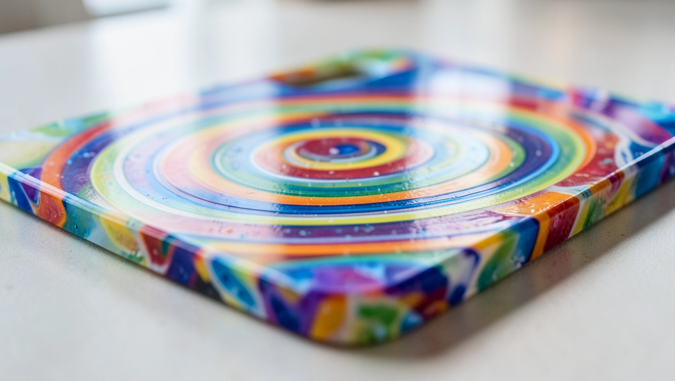 Deska do krojenia z żywicy epoksydowej