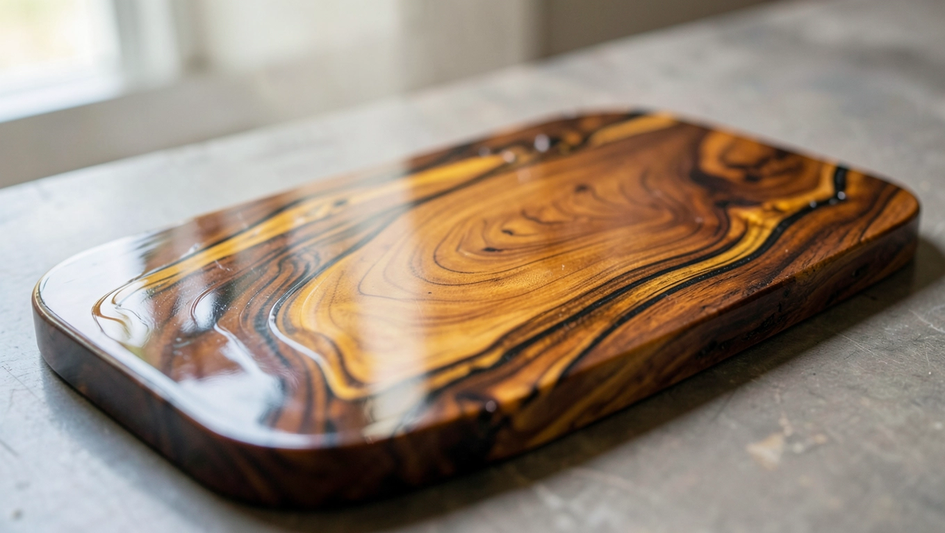 Deska do serwowania z żywicą