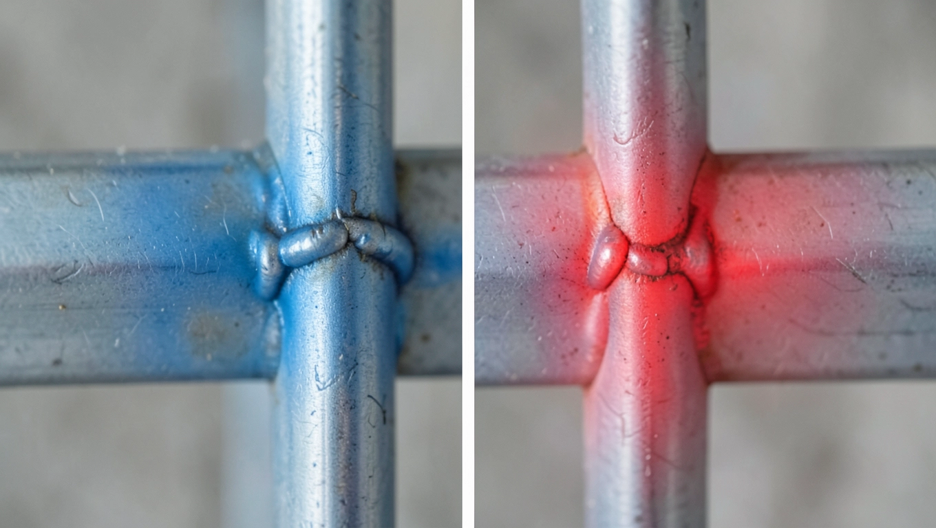 Długość spoiny pachwinowej