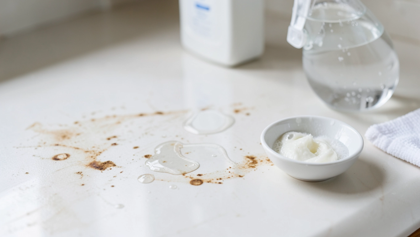 Domowe środki na plamy z laminatu