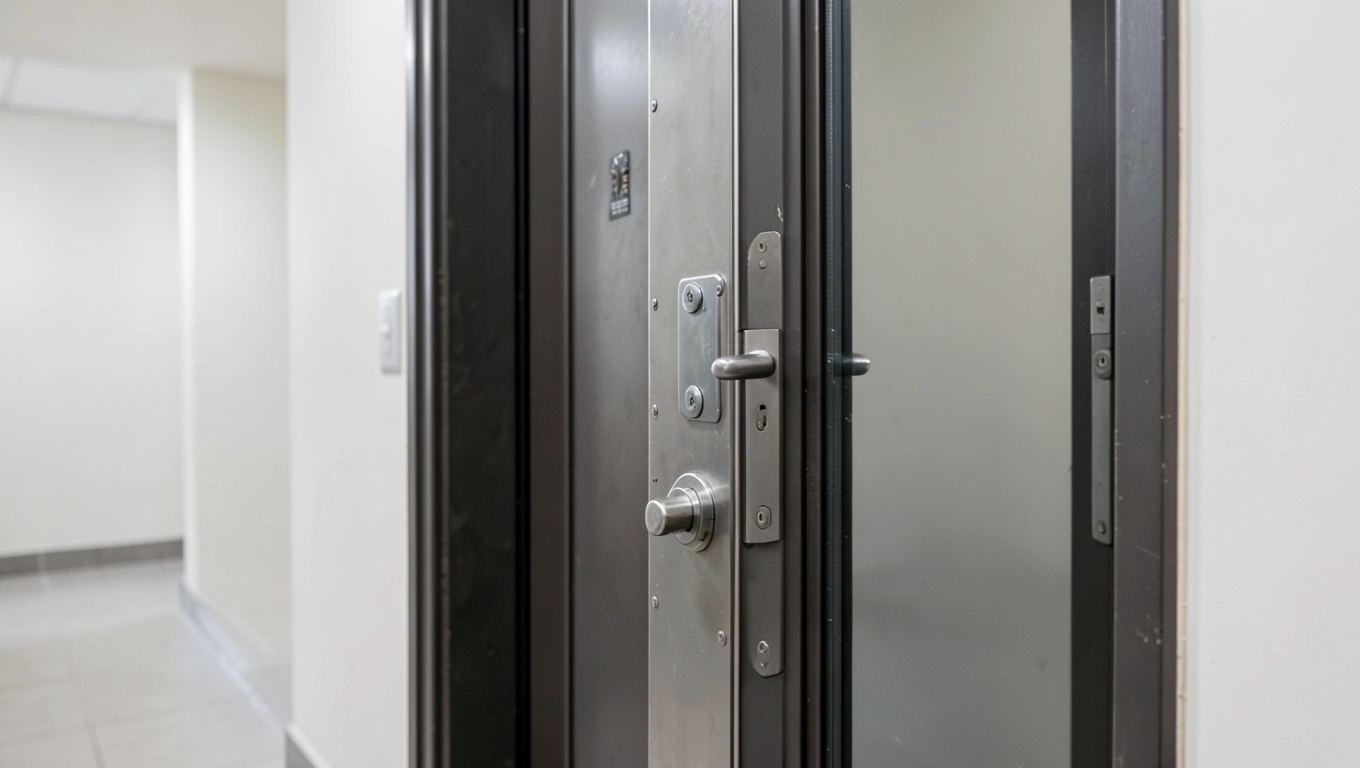 Drzwi wejściowe do klatki schodowej