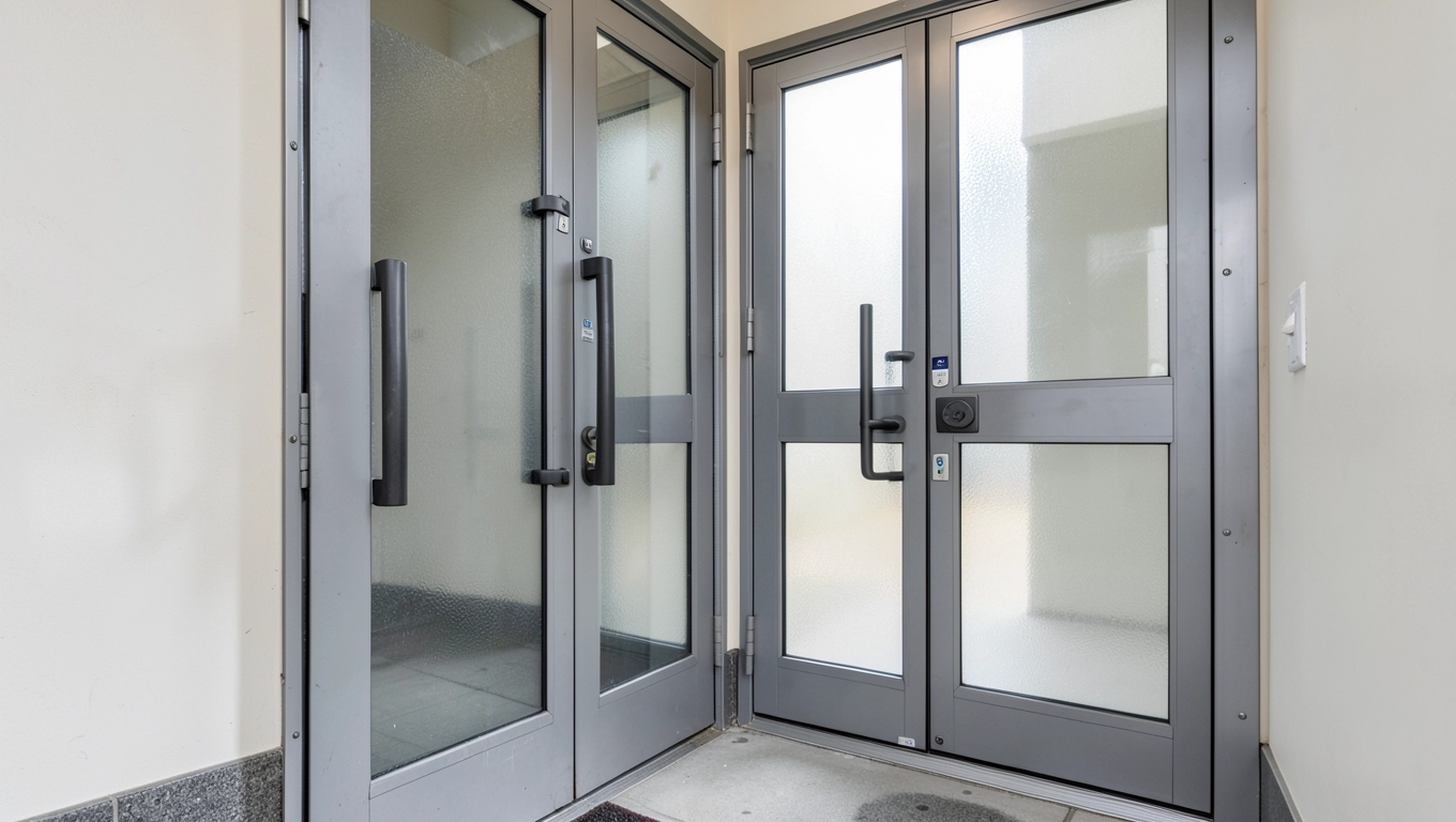 drzwi zewnętrzne na klatkę schodową