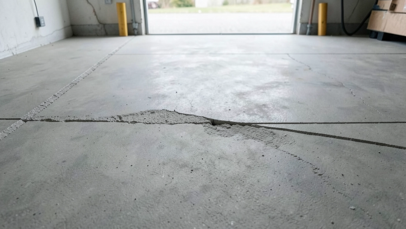 Dylatacja posadzki w garażu