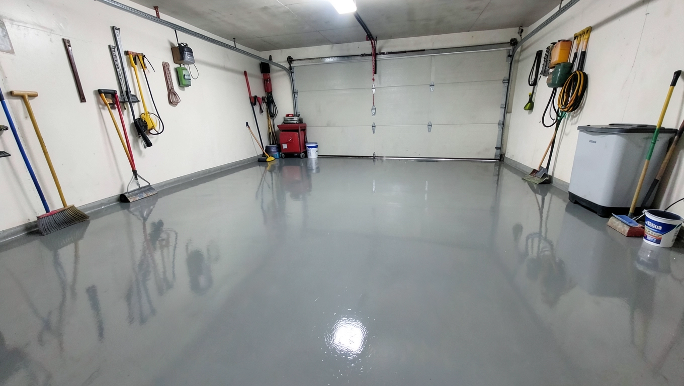 Farba do posadzki w garażu