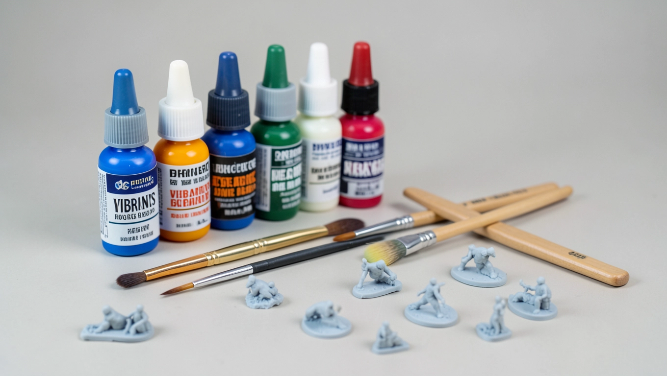 Farby do malowania figurek z żywicy