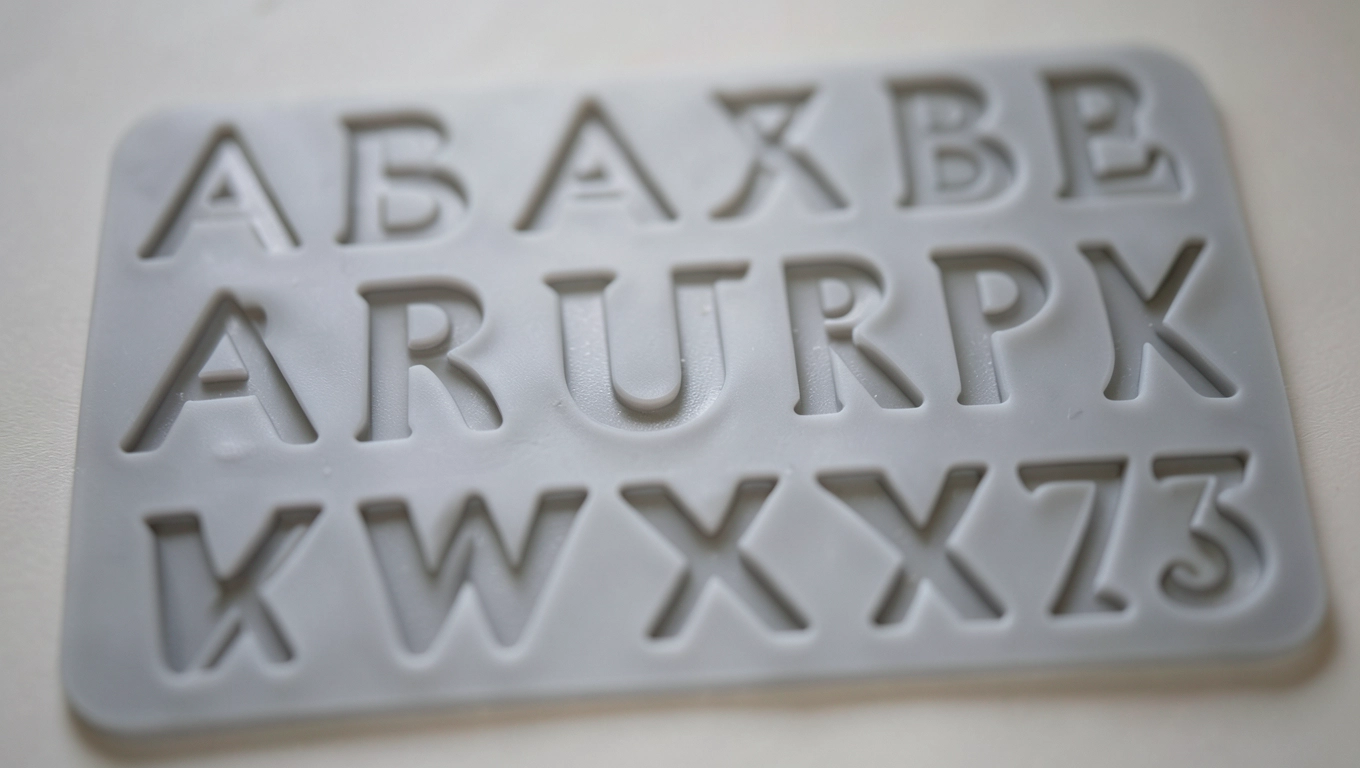 Formy silikonowe do żywicy litery