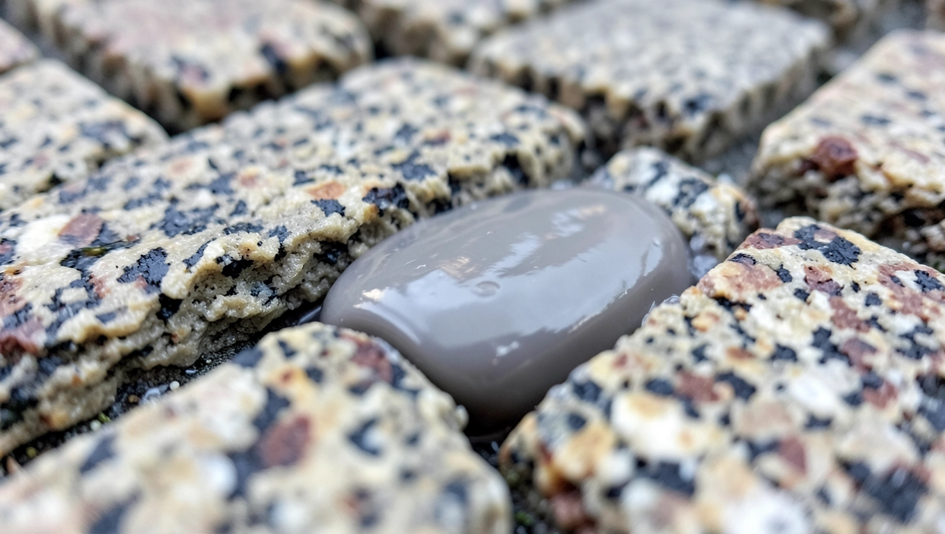 Fuga żywiczna do kostki granitowej