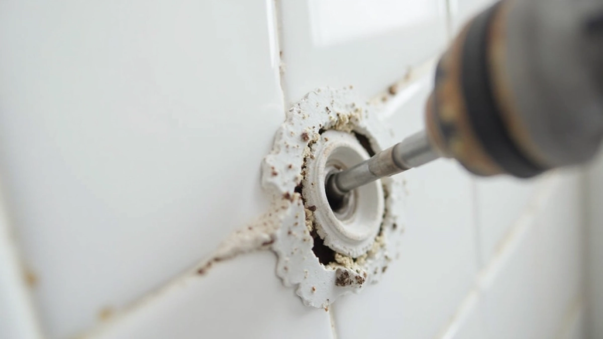 Gniazdko na kafelkach