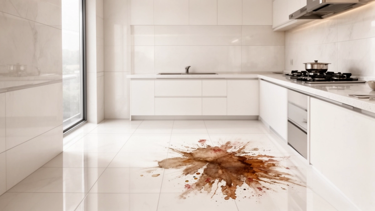 gres szkliwiony w kuchni