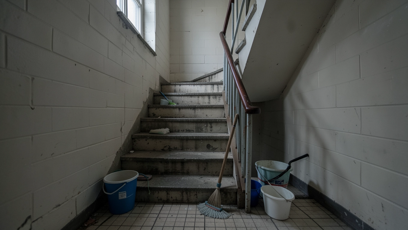 Ile czasu zajmuje sprzątanie klatki schodowej w bloku