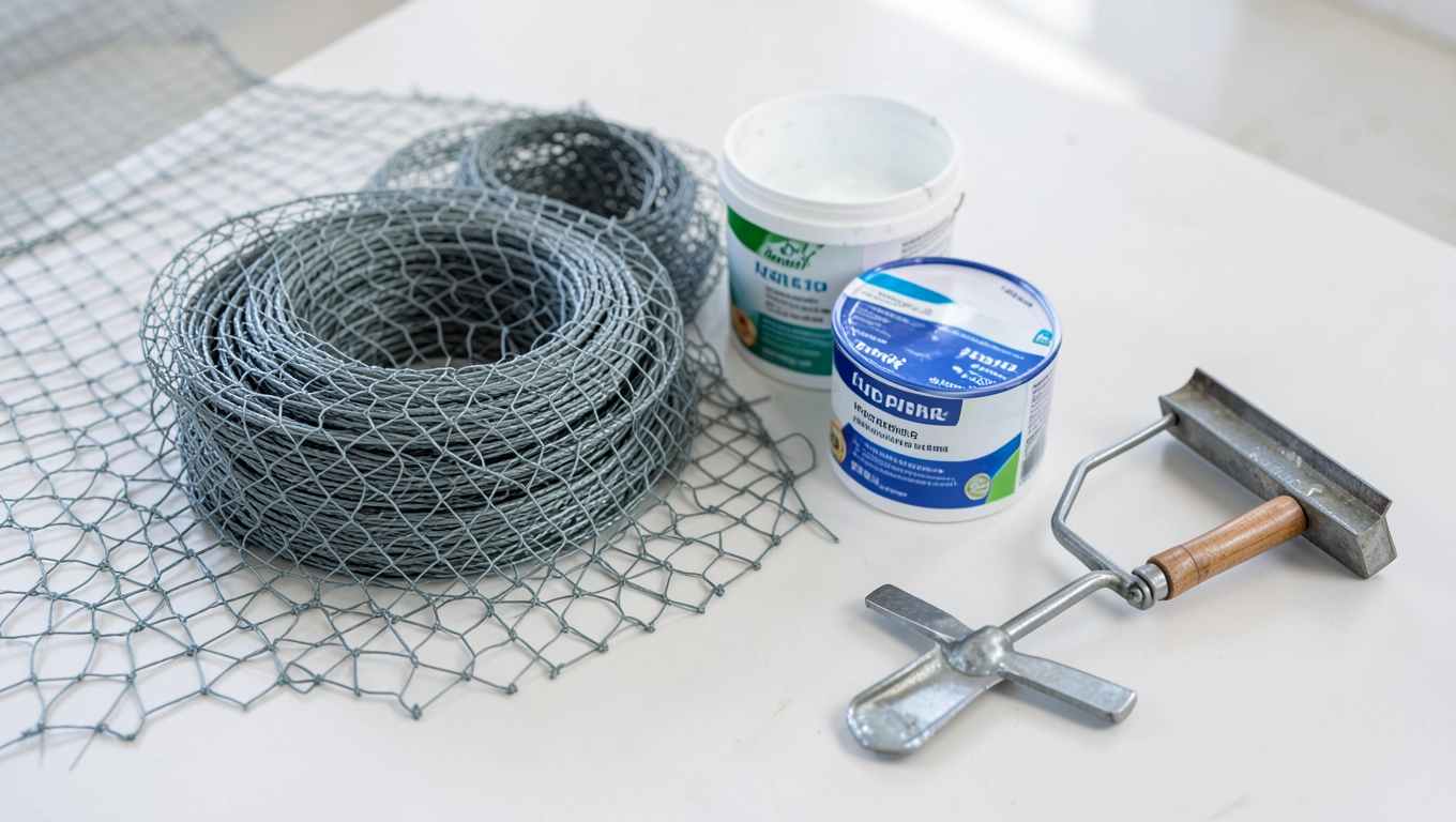 Ile kleju do siatki na 100m2