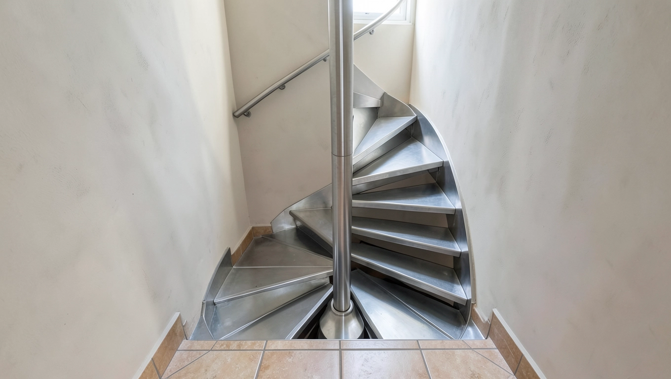 Ile miejsca na schody kręcone