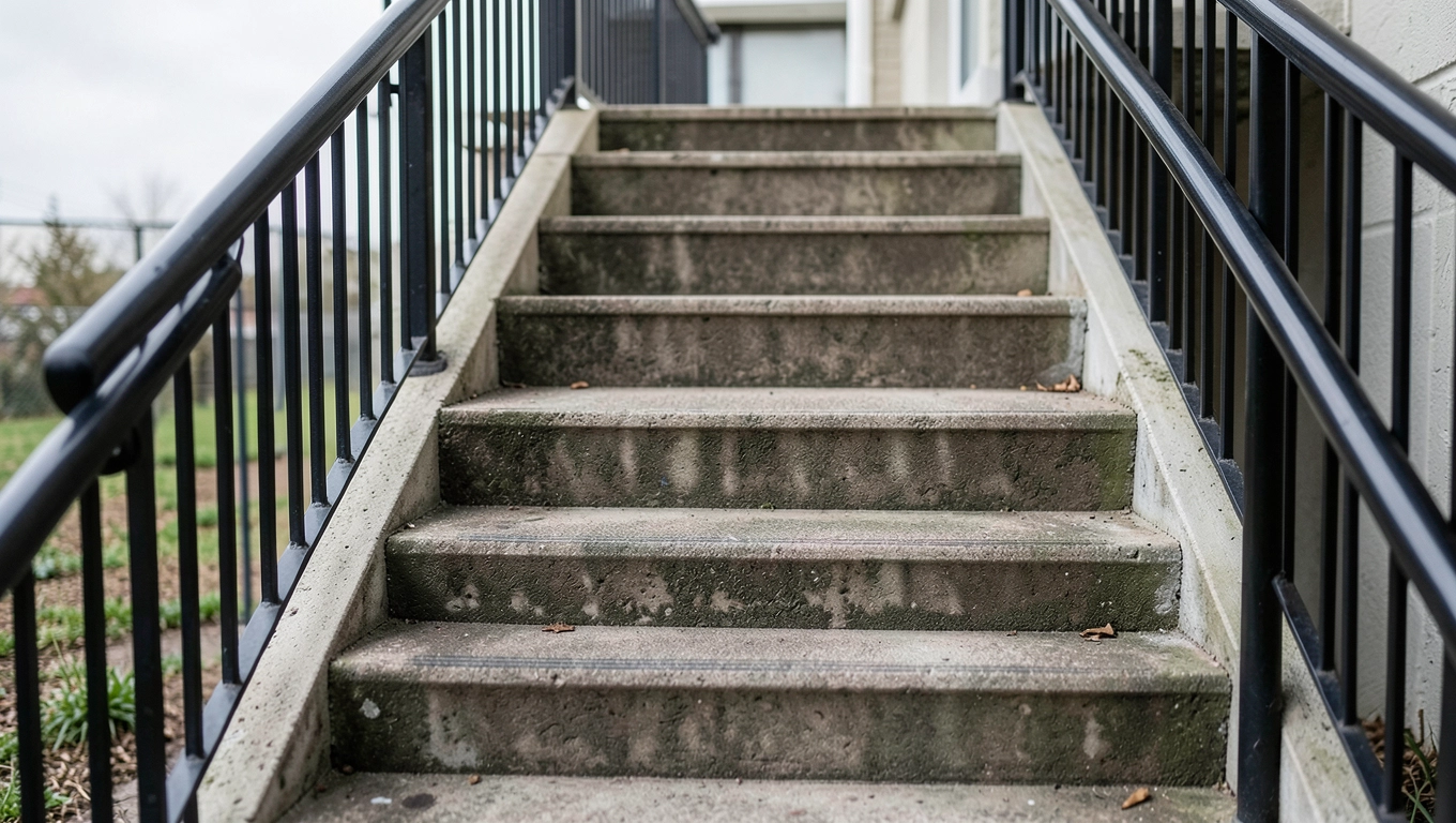 Ilość stopni w biegu schodów zewnętrznych