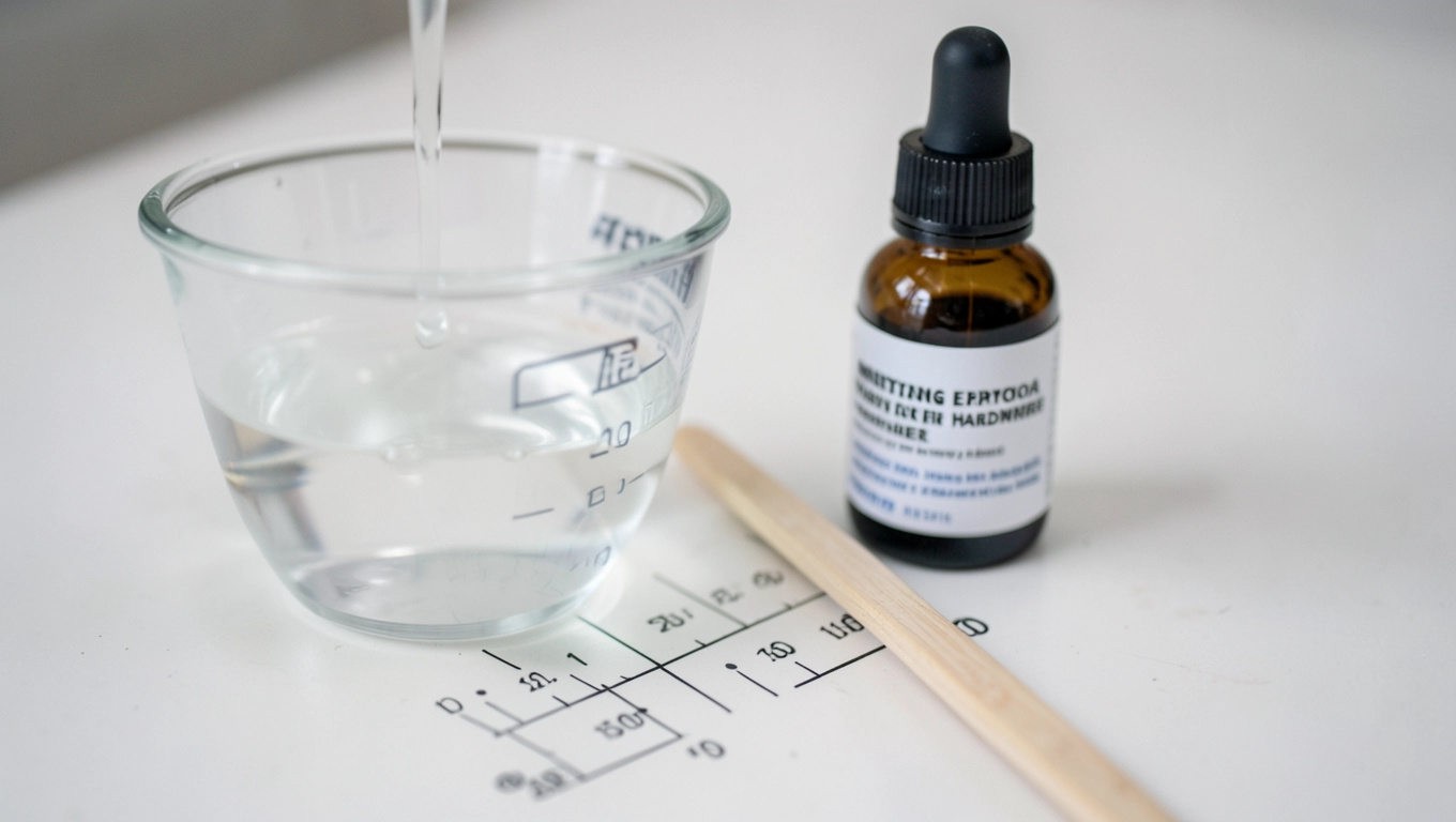 Jak mieszać żywicę z utwardzaczem