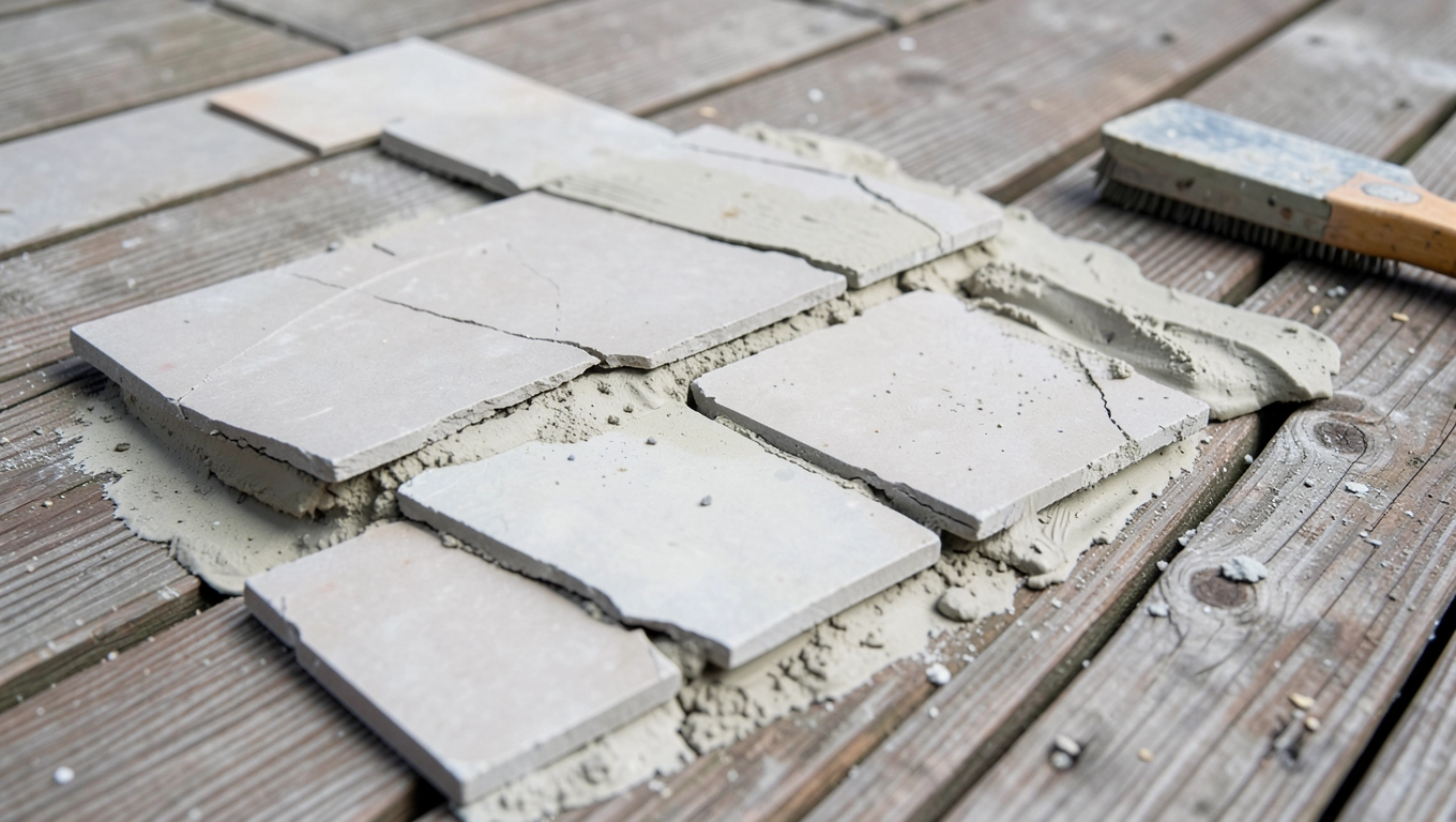 Jak naprawić odpadające płytki na tarasie