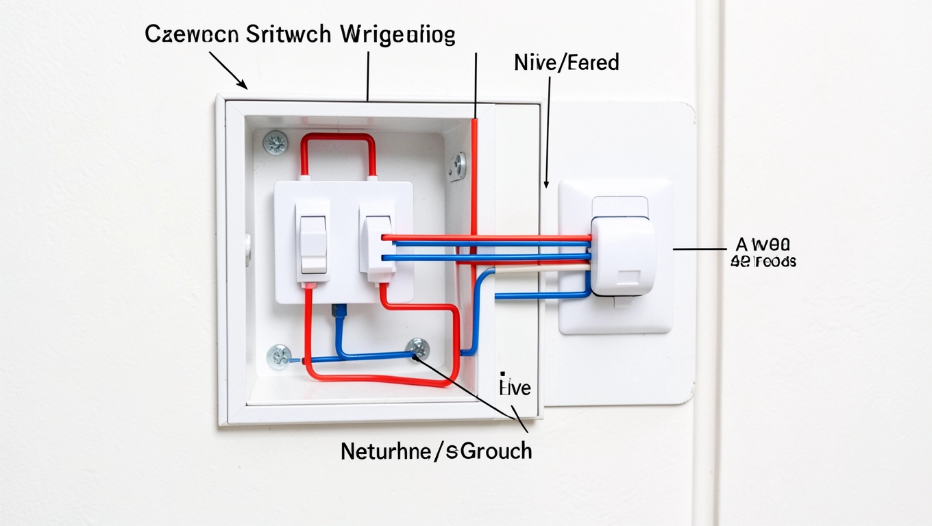 Jak podłączyć wyłącznik schodowy schemat